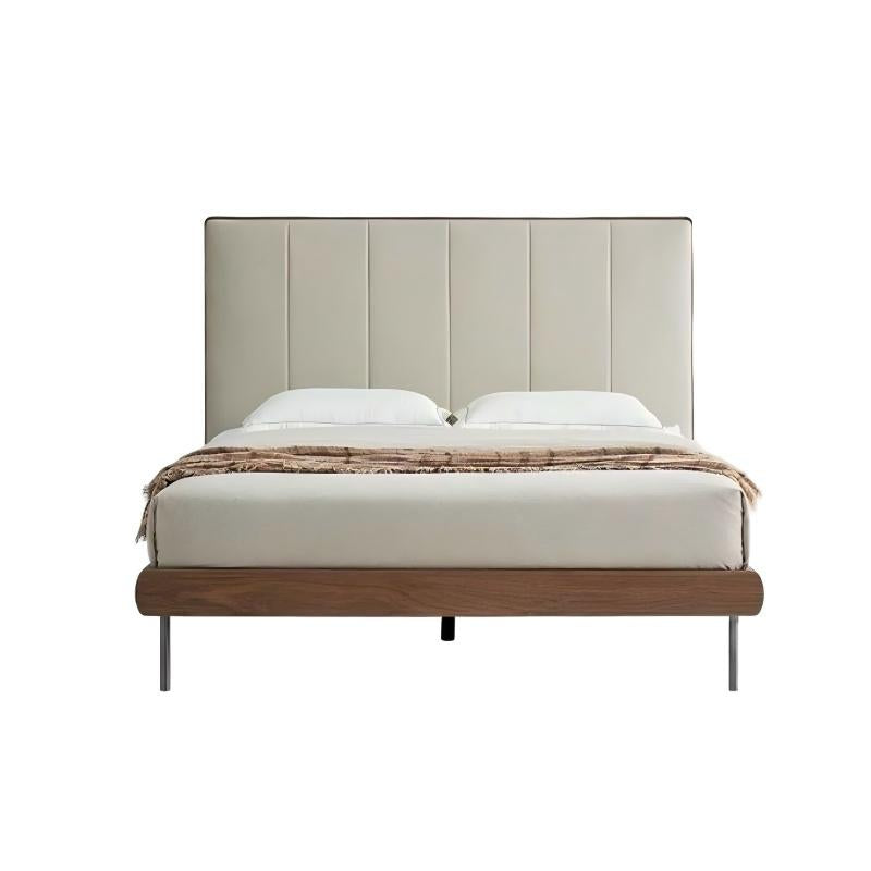 Muffin Edge Leather Bed