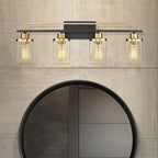 Luminaire de salle de bain vintage à 4, 5 ou 6 lampes