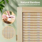 Cloison de séparation en bambou 4/6 panneaux, 1,8 m, amovible, pour séparation de pièce, écran de confidentialité pliable