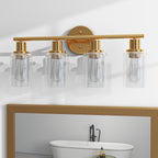 Luminaires de salle de bain vintage à 4 lampes