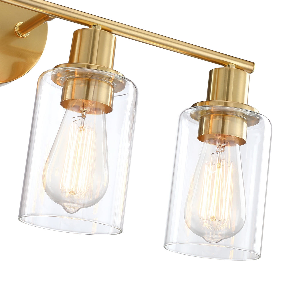 Luminaires de salle de bain vintage à 4 lampes