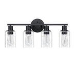 Luminaires de salle de bain vintage à 4 lampes