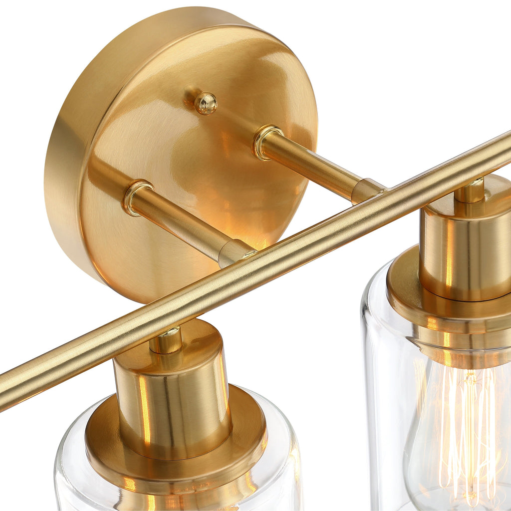 Luminaires de salle de bain vintage à 4 lampes