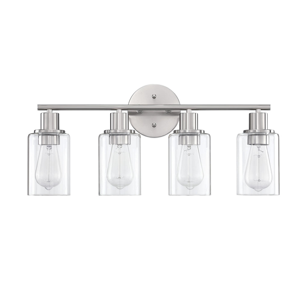 Luminaires de salle de bain vintage à 4 lampes