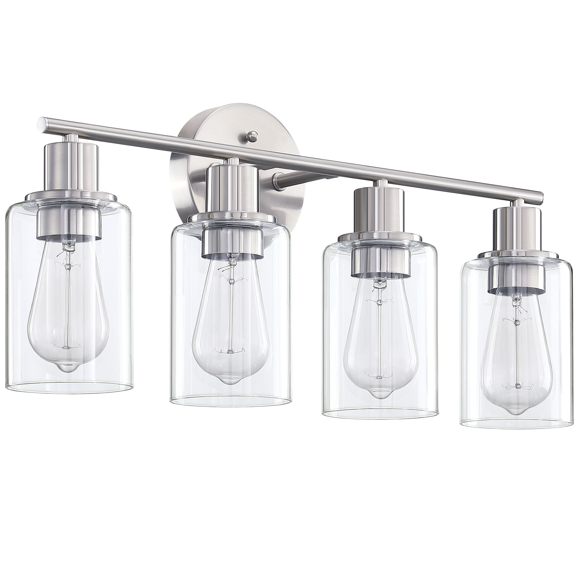 Luminaires de salle de bain vintage à 4 lampes
