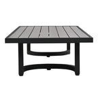 Ensemble de canapés d'extérieur 4 pièces en acier, 5 places, avec table basse, imperméable, antirouille et anti-UV