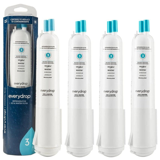 Lot de 4 filtres à eau et à glace Everydrop pour réfrigérateur, EDR3RXD1