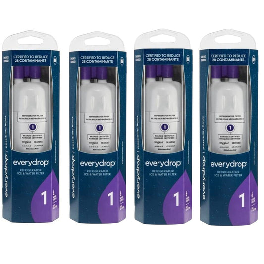 Lot de 4 filtres à eau et à glace Everydrop pour réfrigérateur, EDR1RXD1