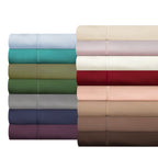 Parure de lit unie en coton égyptien 400 fils par Superior