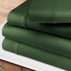 Parure de lit unie en coton égyptien 400 fils par Superior