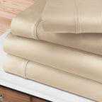 Parure de lit unie en coton égyptien 400 fils par Superior