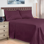 Parure de lit unie en coton égyptien 400 fils par Superior