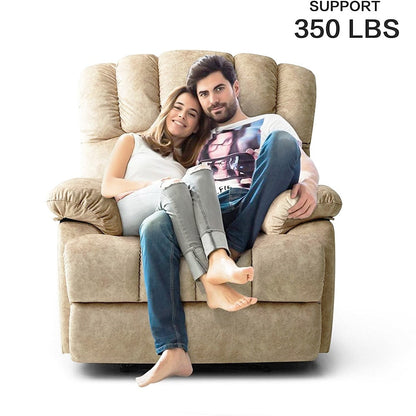Fauteuil inclinable manuel surdimensionné 41 W, canapé inclinable extra large