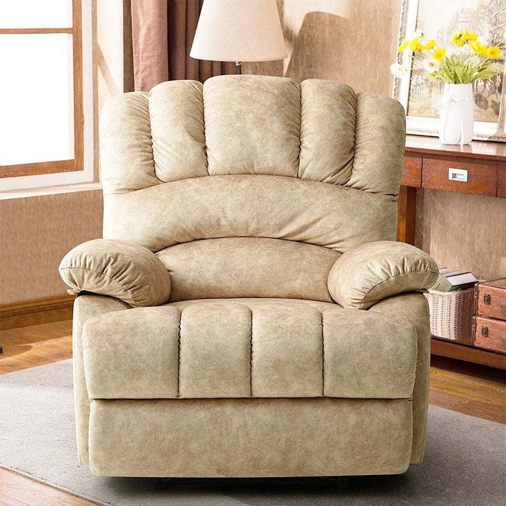 Fauteuil inclinable manuel surdimensionné 41 W, canapé inclinable extra large