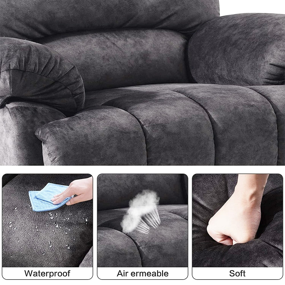 Fauteuil inclinable manuel surdimensionné 41 W, canapé inclinable extra large