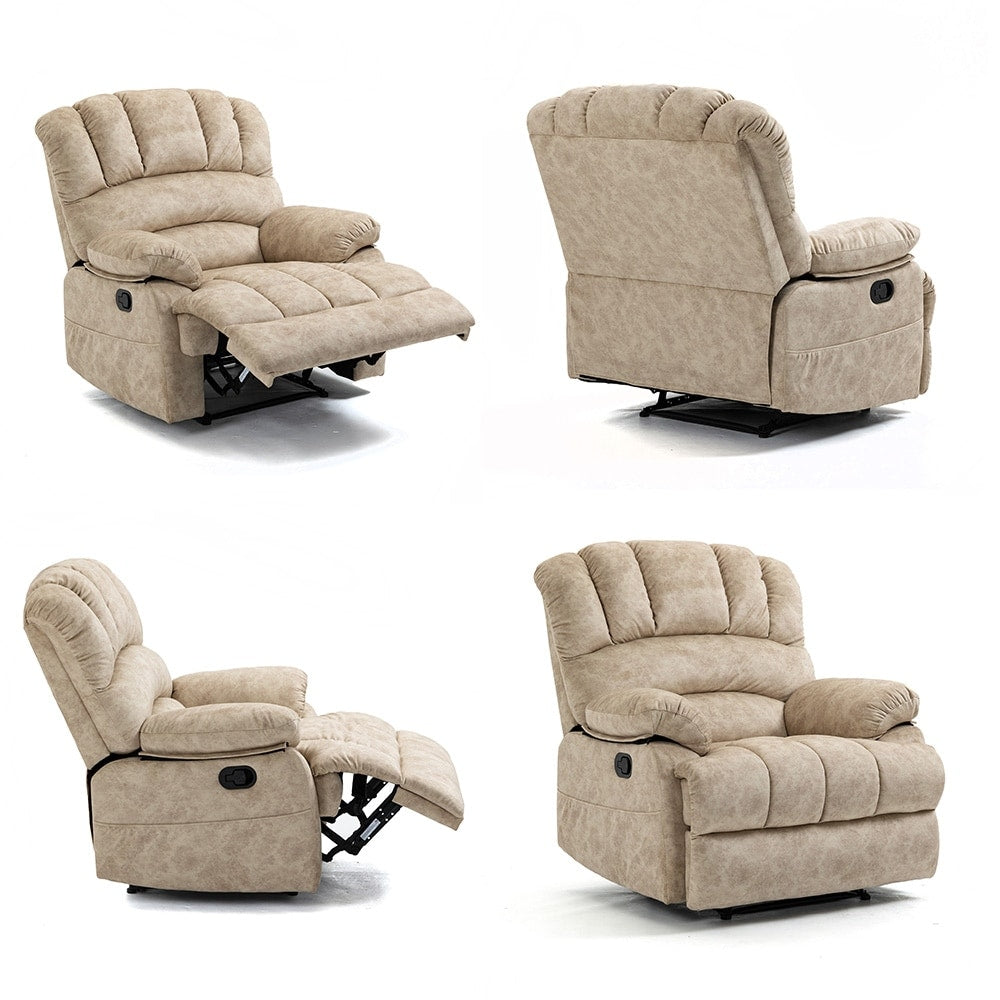 Fauteuil inclinable manuel surdimensionné 41 W, canapé inclinable extra large