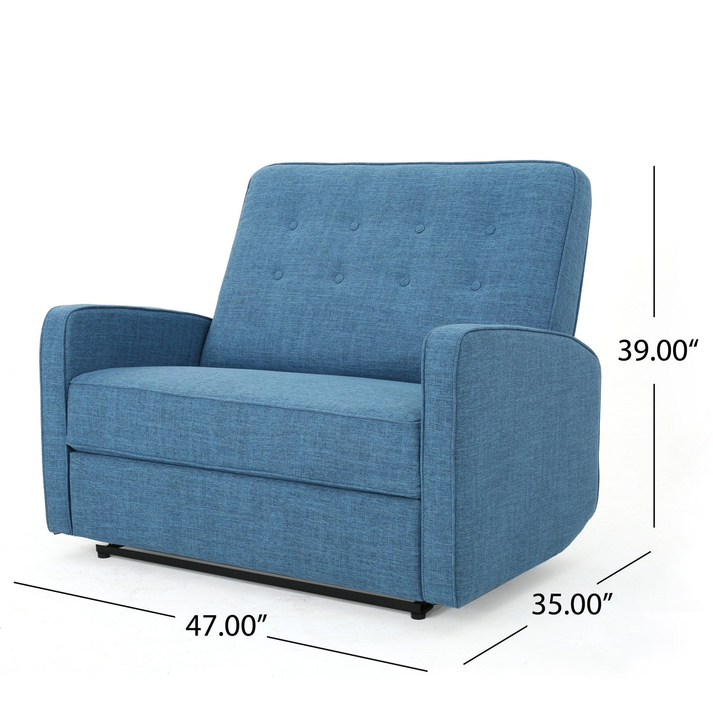 Fauteuil inclinable standard manuel de 47 po de large