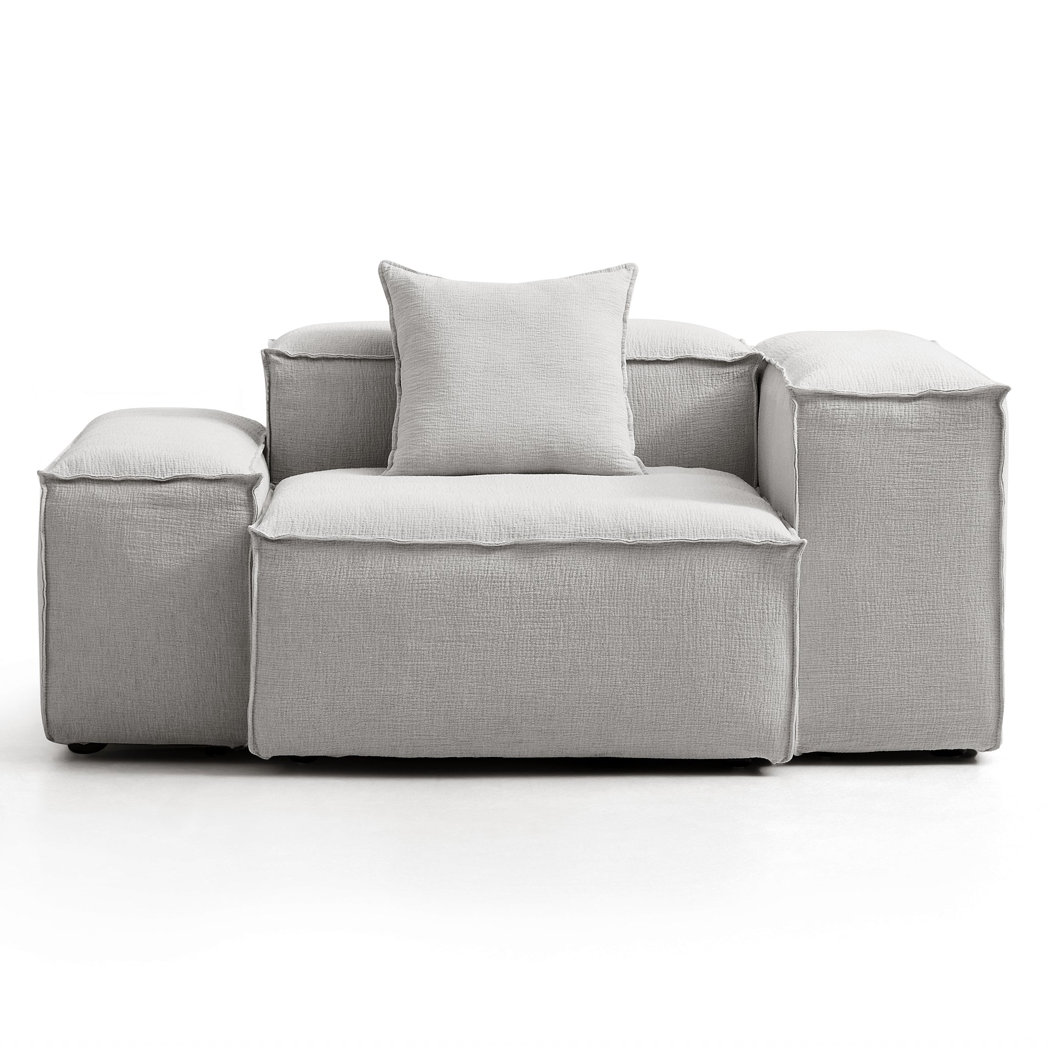 Fauteuil d'appoint modulaire blanc Freedom