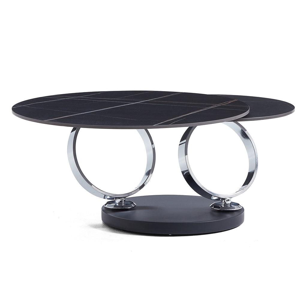 Table basse rotative moderne Satellite