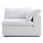 Canapé sectionnel blanc en forme de U Tender Wabi-Sabi