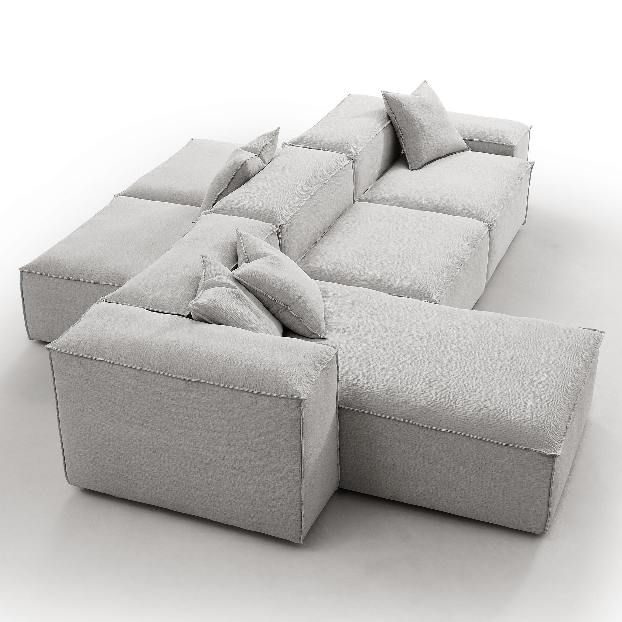 Canapé sectionnel double face Freedom Modular blanc