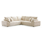 Le canapé d'angle sectionnel beige Empress