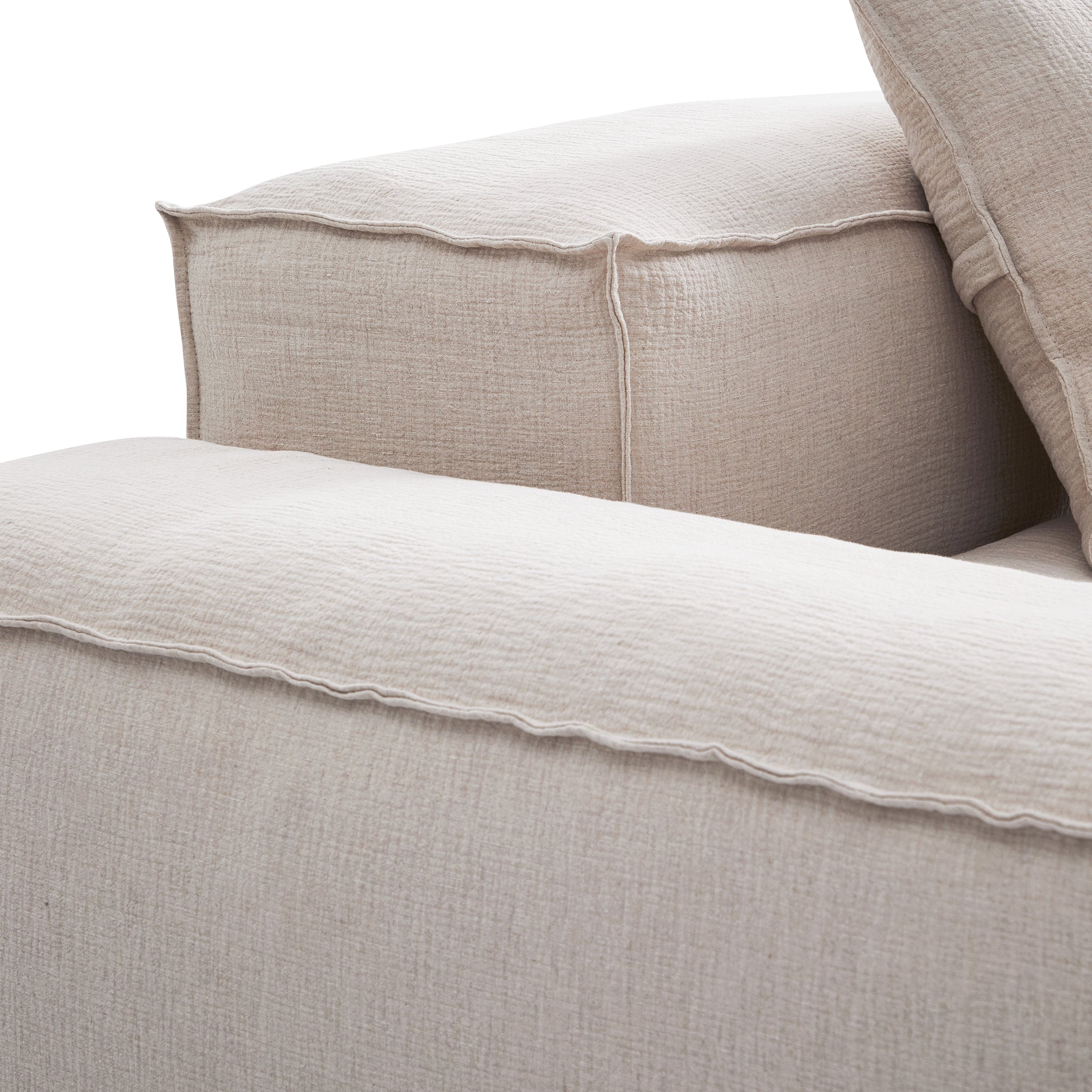 Fauteuil d'appoint modulaire blanc Freedom