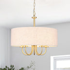 Plafonnier semi-encastré moderne à 5 lumières pour salle à manger, chambre à coucher, salon - N/A