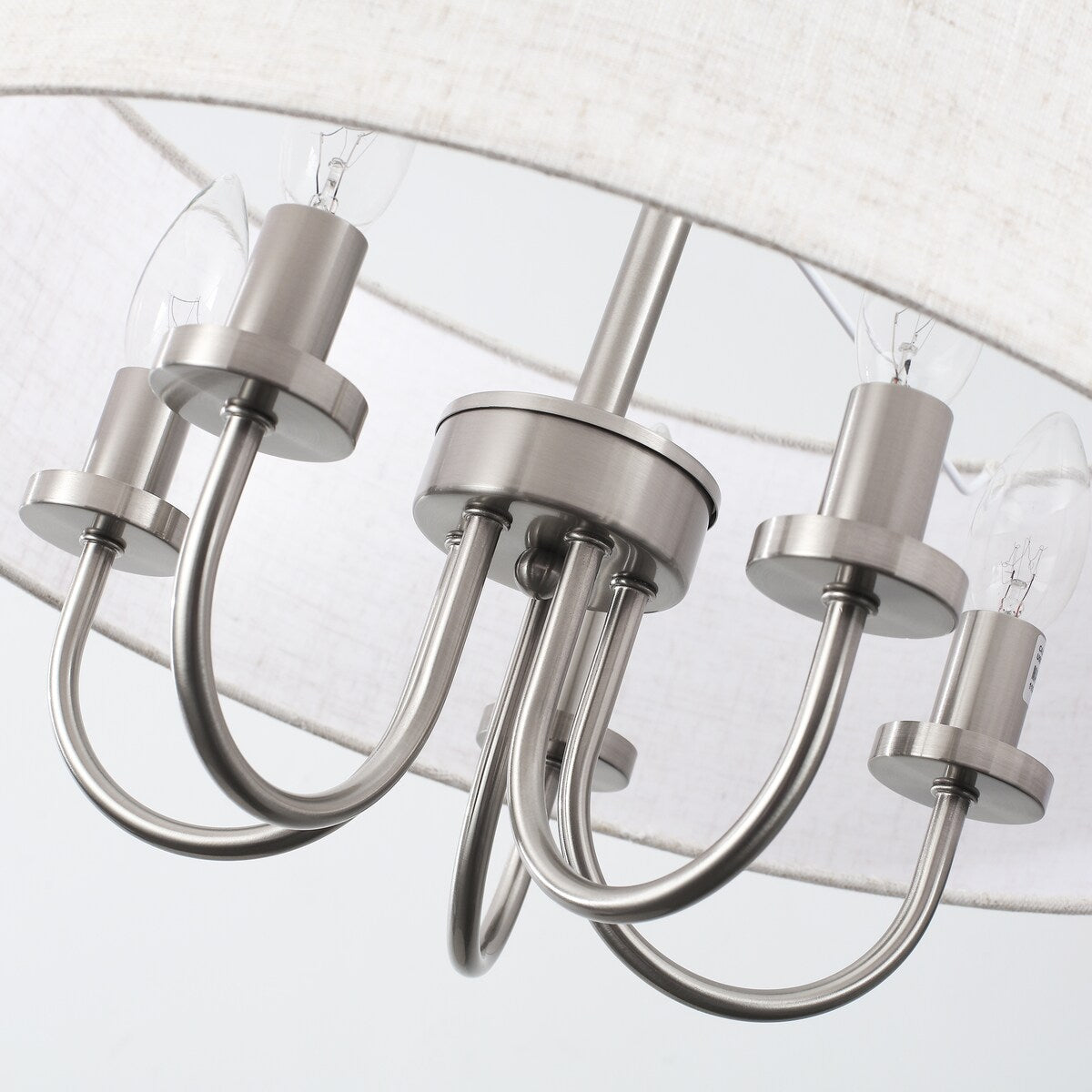Plafonnier semi-encastré moderne à 5 lumières pour salle à manger, chambre à coucher, salon - N/A