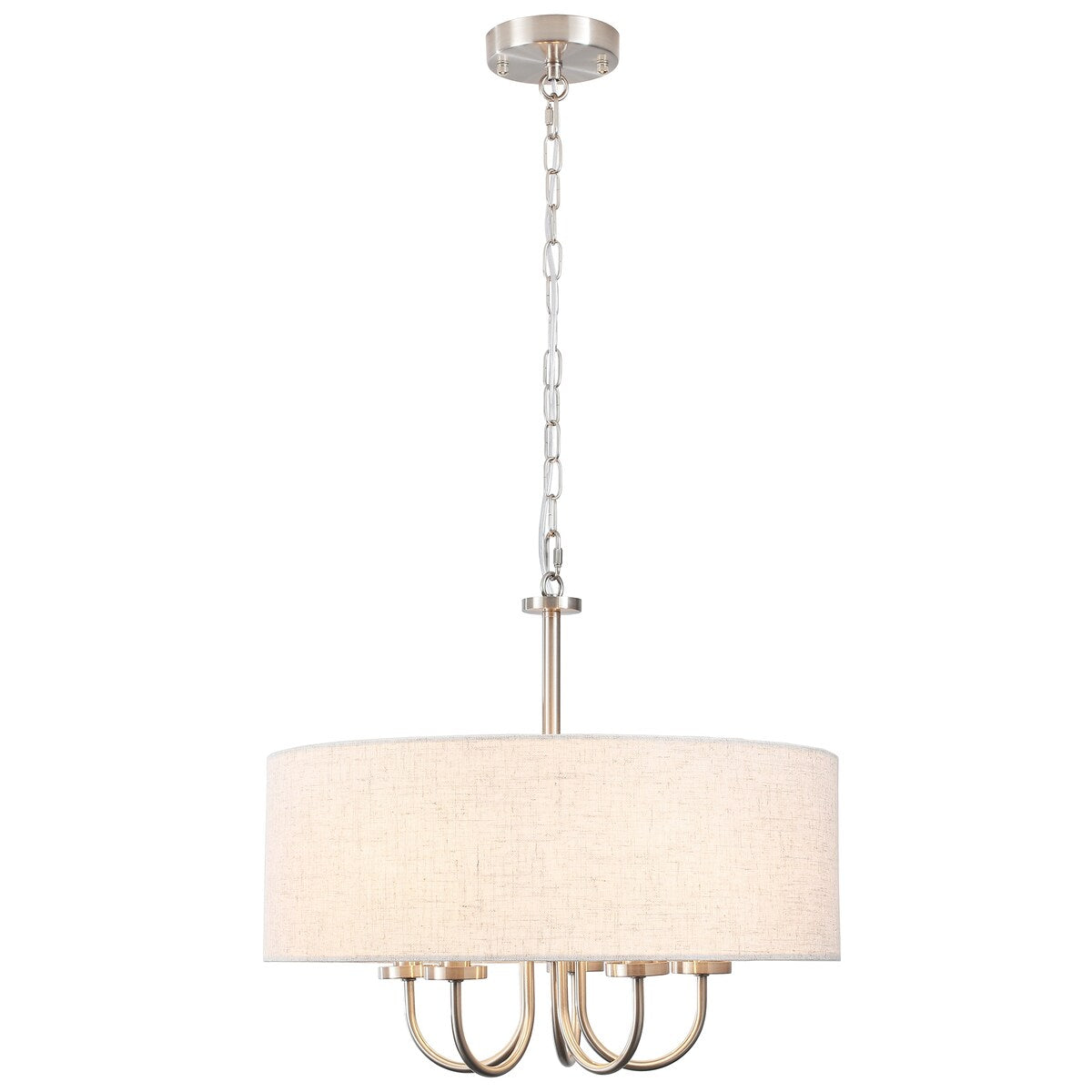 Plafonnier semi-encastré moderne à 5 lumières pour salle à manger, chambre à coucher, salon - N/A