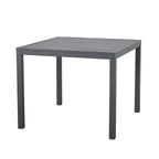 Ensemble de salle à manger d'extérieur en aluminium 5 pièces