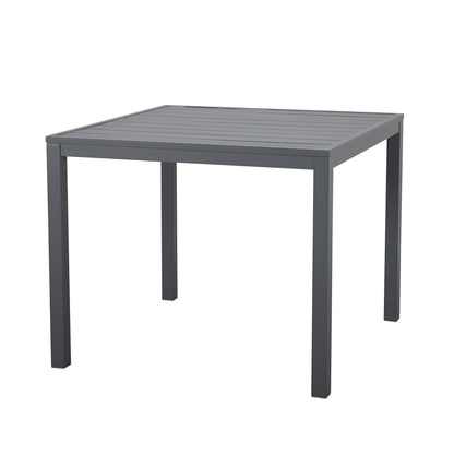 Ensemble de salle à manger d'extérieur en aluminium 5 pièces