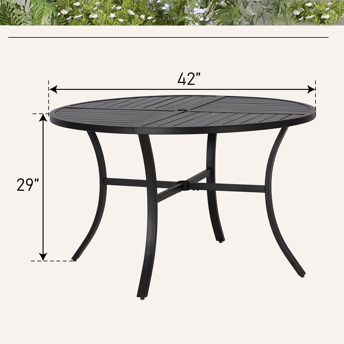 Ensemble de salle à manger de patio 5 pièces avec 4 chaises pivotantes en rotin et 1 table à cadre en métal - N/A