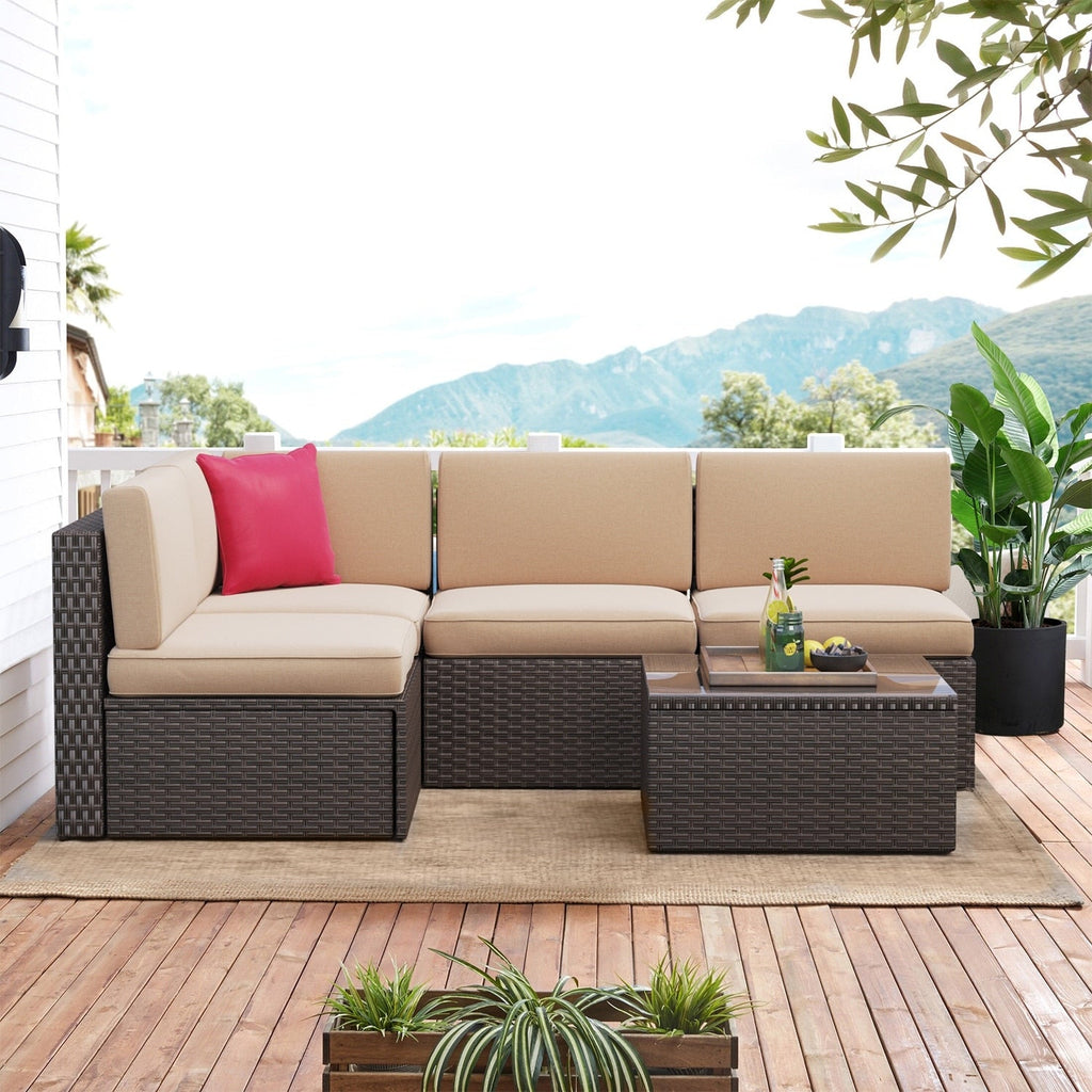 Ensembles de meubles de patio 5 pièces
