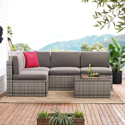 Ensembles de meubles de patio 5 pièces