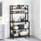 Étagère de rangement utilitaire à 5 niveaux pour four à micro-ondes, chariot de cuisine industriel avec clapier