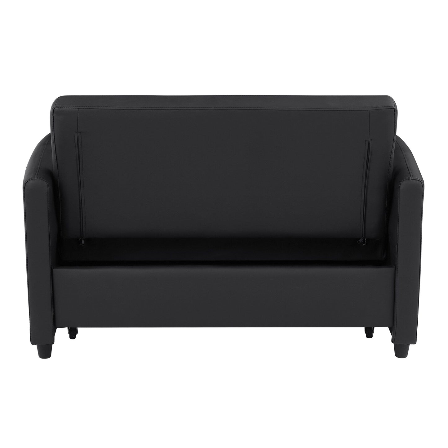 Canapé-lit convertible en polyuréthane 51,57 po avec 3 ports USB, capacité de 181 kg et mécanisme de lit gigogne