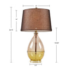 Lampe de table Cortina en verre ombré 510 Design, lot de 2