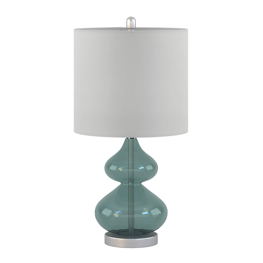 Lampe de table en verre courbé Ellipse, lot de 2