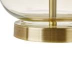 Lampe de table en verre courbé Ellipse, lot de 2