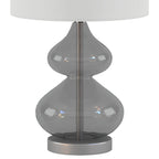 Lampe de table en verre courbé Ellipse, lot de 2