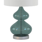 Lampe de table en verre courbé Ellipse, lot de 2