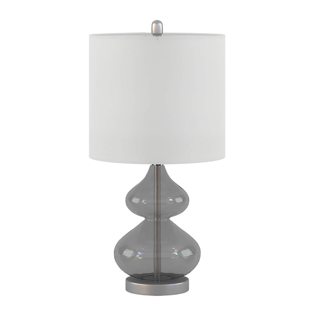Lampe de table en verre courbé Ellipse, lot de 2