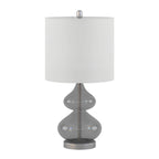 Lampe de table en verre courbé Ellipse, lot de 2