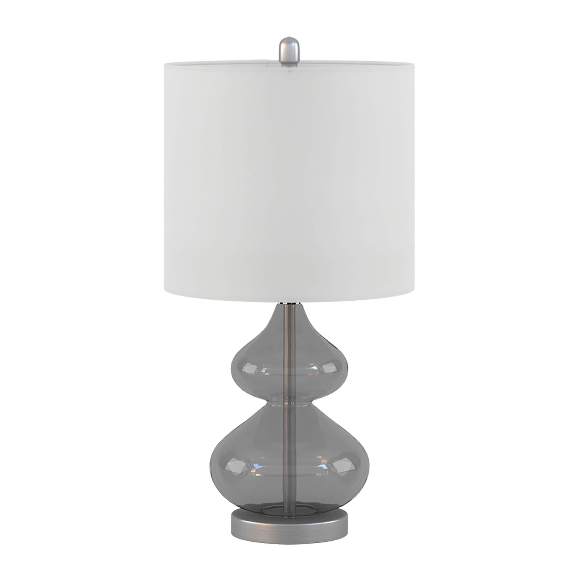 Lampe de table en verre courbé Ellipse, lot de 2