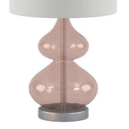 Lampe de table en verre courbé Ellipse, lot de 2