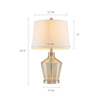 Lampe de table angulaire en verre 510 Design Harmony, lot de 2