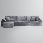 Le canapé et le pouf jaunes Empress