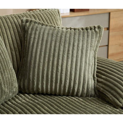 Chaise longue surdimensionnée de 54,75 W, canapé-lit moelleux et rembourré avec 2 oreillers