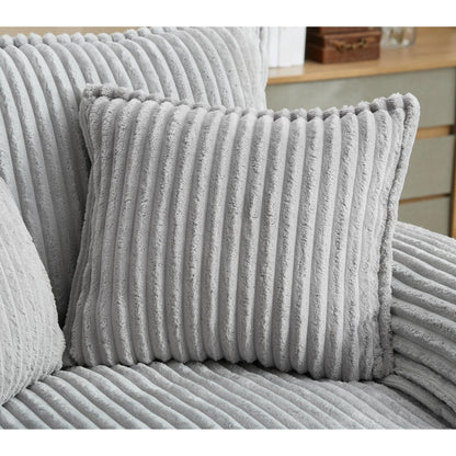Chaise longue surdimensionnée de 54,75 W, canapé-lit moelleux et rembourré avec 2 oreillers